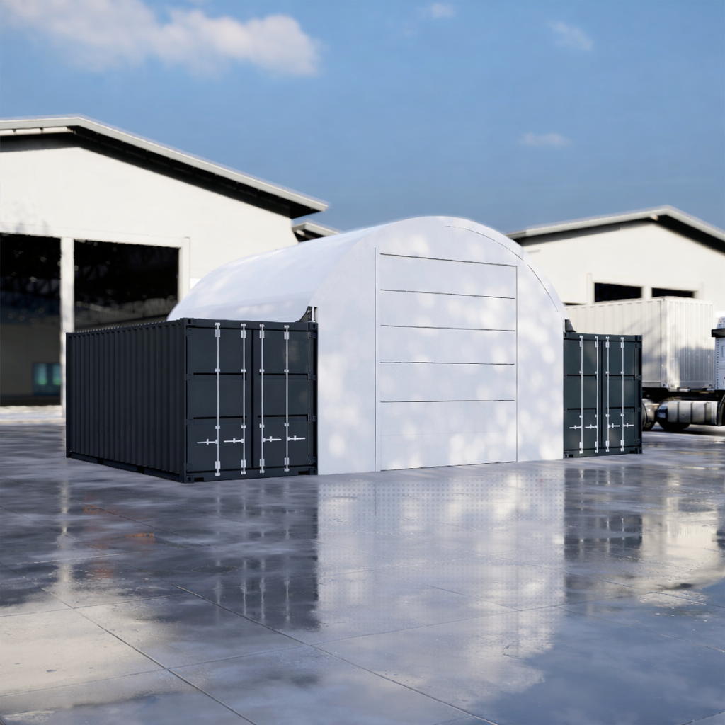 20ft (6m) wide Front Wall with Door & Winch