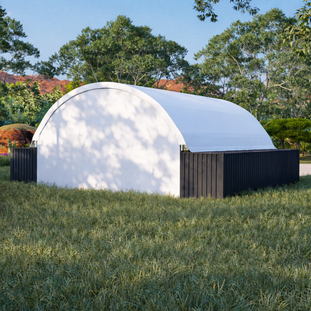 33ft (10m) wide High Cube Back Wall