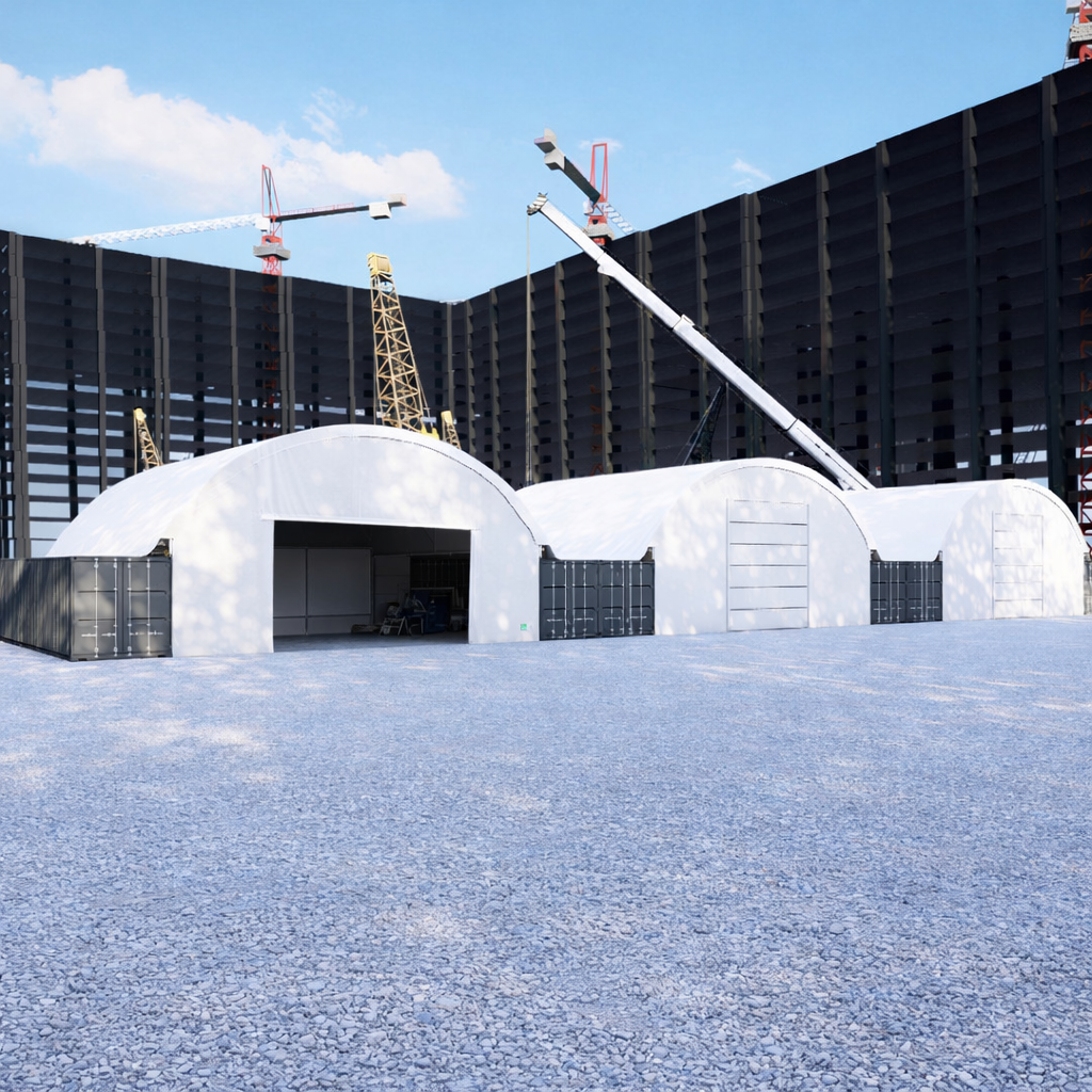 40ft (12m) wide Front Wall with Door & Winch GP/HC