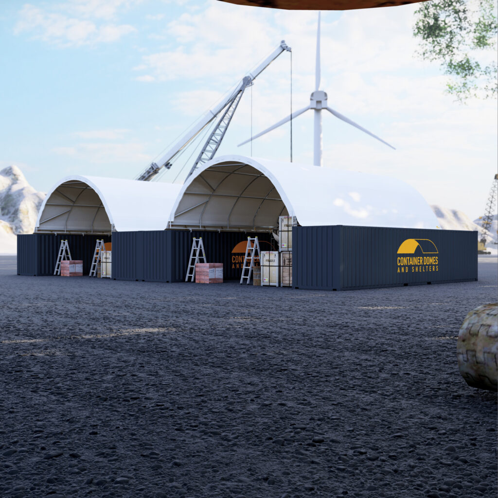 26ft x 40ft GP/HQ Engineer Designed Container Dome