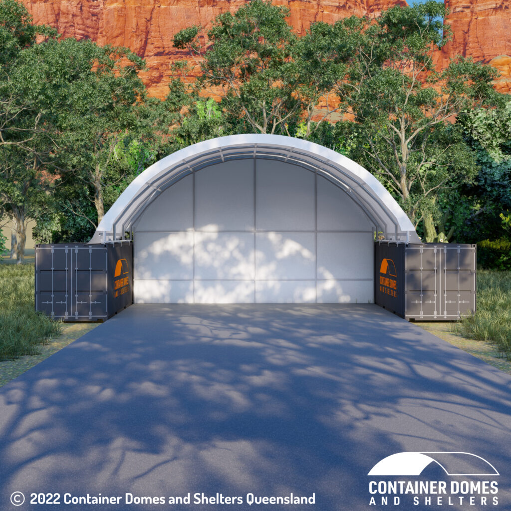 33ft x 20ft GP/HQ Engineer Designed Container Dome