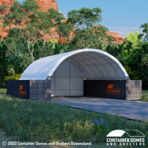33ft x 40ft GP/HQ Engineer Designed Container Dome